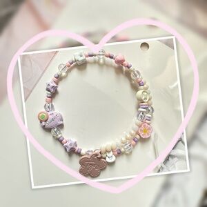 Handmade crystal beads star bracelet